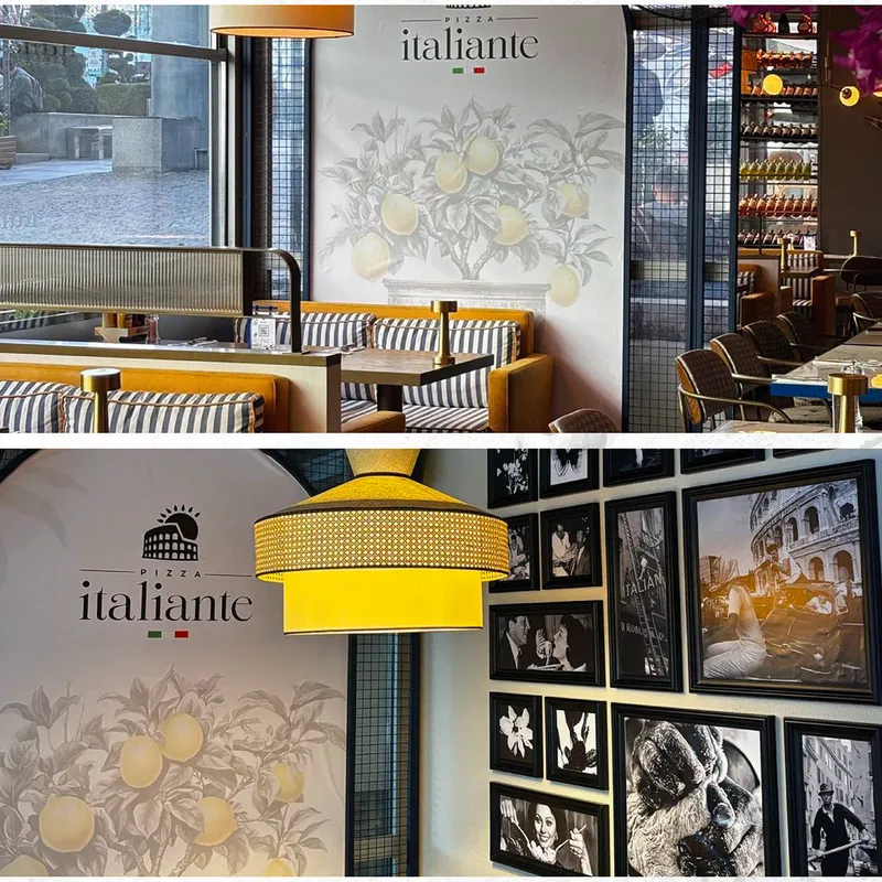 Pizza Italiante interior — real photo