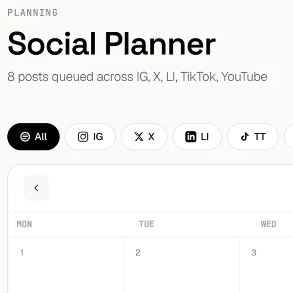 Bowl — Social Planner